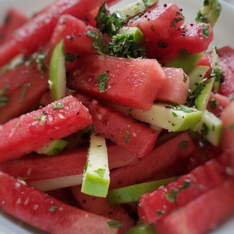 Watermelon, Feta, and Mint Salad